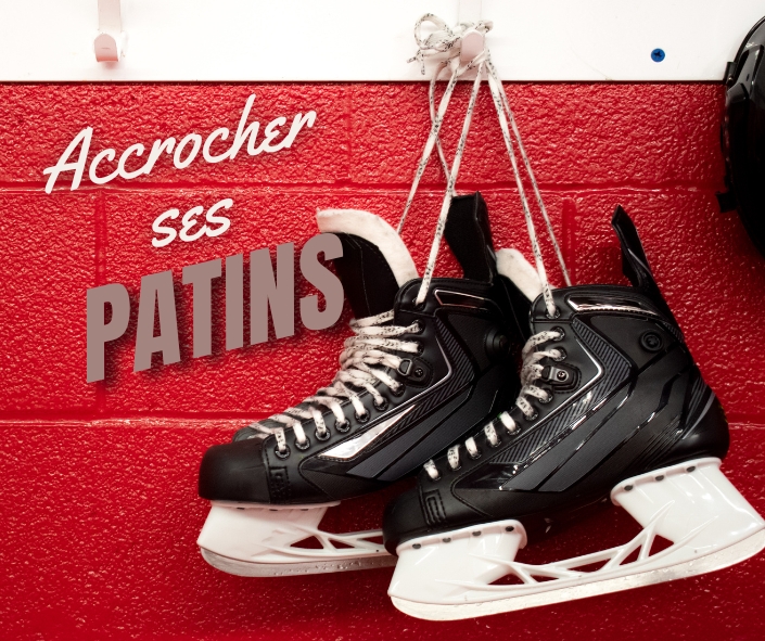 French Quebec expression Accrocher ses patins